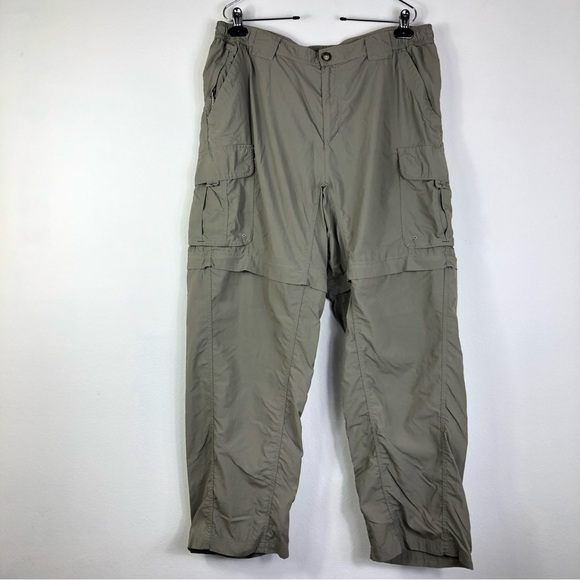 Columbia Titanium Mens Large Cargo Convertible Outdoor Hiking Pants Packable. - Picture 1 of 8